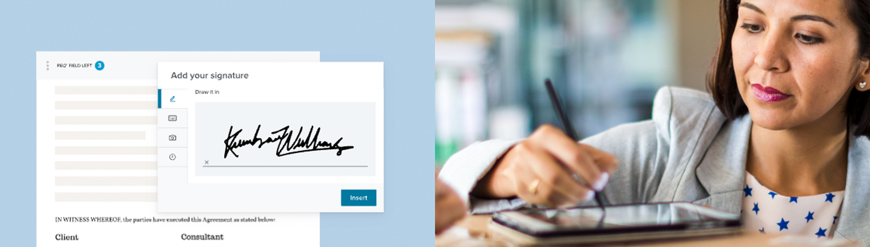 Efficiënt en veilig digitaal ondertekenen met eSignature Efficiënt en veilig digitaal ondertekenen met eSignature
